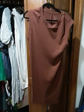 a new day Brown Midi Dress XXL Good Condition  Sleeveless